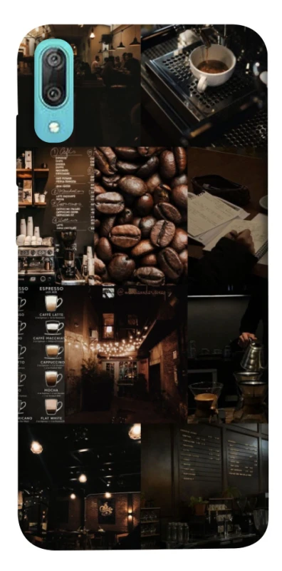 Чохол на Huawei Y6 Pro (2019) Coffee collage ver.1 фото 1 з 1