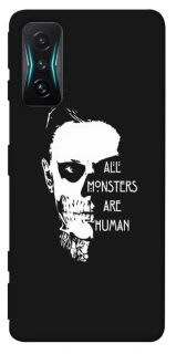 Чохол на Xiaomi Redmi K50 Gaming All Monsters are Human фото 1 з 1
