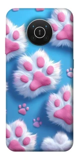 Чехол на Nokia X10 / X20 Cat paw фото 1 из 1