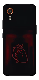 Чехол на Samsung Galaxy Xcover7 Красное сердце фото 1 из 1