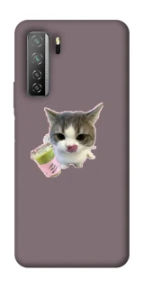 Чохол на Huawei Nova 7 SE cat matcha фото 1 з 1
