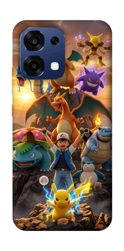 Чехол на Oppo A6 Pro 4G/5G Pokemon фото 2 из 2