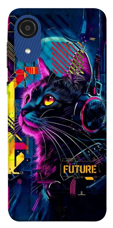 Чохол на Samsung Galaxy A03 Core Cyber Cat v2 фото 1 з 1