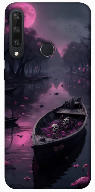 Чохол на Huawei Y6p Boat and flamingo фото 1 з 1