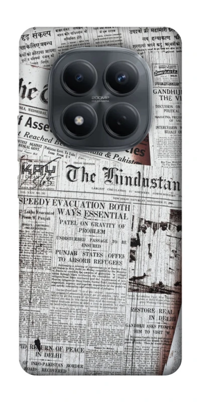 Чехол на Xiaomi Redmi Note 15 Pro 4G Газеты фото 1 из 1