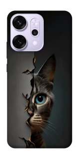 Чехол на Oppo Reno 14 Pro Кот-подглядыватель v2 фото 1 из 1