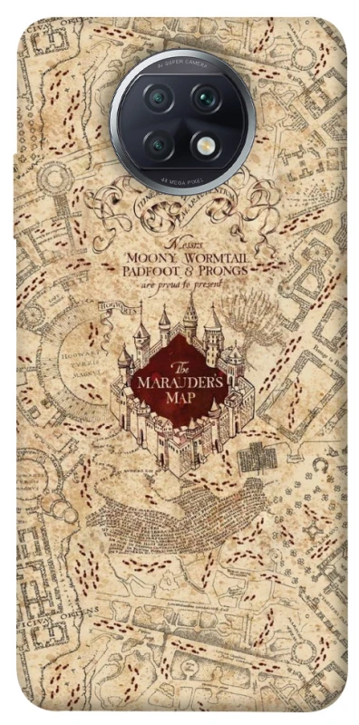 Чохол на Xiaomi Redmi Note 9 5G / Note 9T Harry Potter Marauder's Map фото 1 з 1