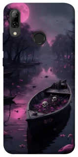 Чехол на Huawei P Smart (2019) Boat and flamingo фото 1 из 1