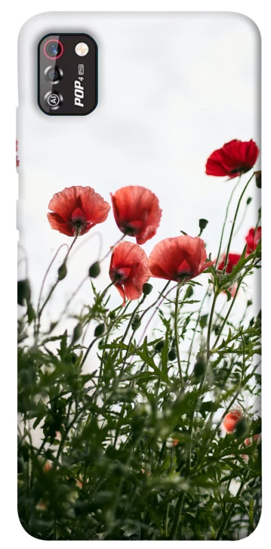 Чохол на TECNO POP 4 Pro Поле маків фото 1 з 1
