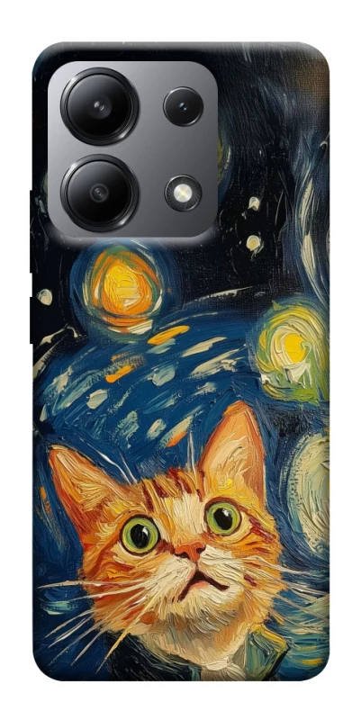 Чохол на Xiaomi Redmi Note 13 4G paint cat фото 1 з 1
