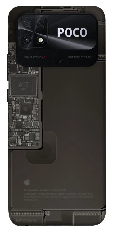 Чохол на Xiaomi Poco C40 iPhone 17 фото 1 з 1