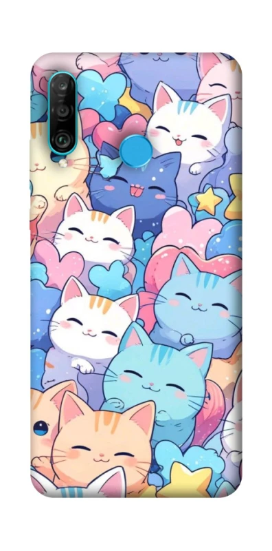 Чехол на Huawei P30 lite Funny Kittens ver.3 фото 1 из 1