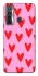 Чехол на TECNO Camon 17 Red hearts 2 фото 1 из 1