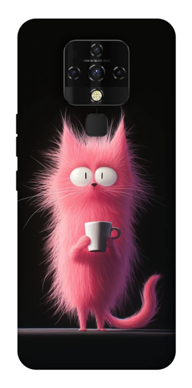 Чехол на TECNO Camon 16 SE Розовый котёнок фото 1 из 1