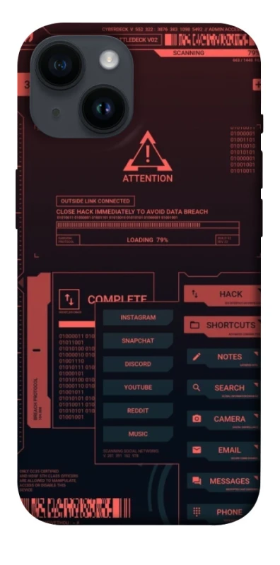 Чохол на Apple iPhone 14 (6.1") Attention фото 1 з 1