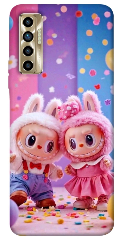 Чохол на TECNO Camon 17P Labubu twins ver.3 фото 1 з 1