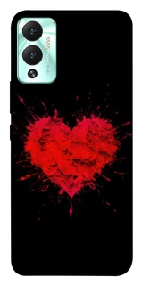 Чехол на Infinix Hot 12 Play Splash heart фото 1 из 1