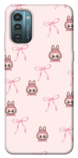 Чохол на Nokia G21 Pink bows and Labubus фото 1 з 1