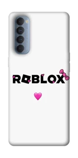 Чохол на Oppo Reno 4 Pro Roblox heart фото 1 з 1