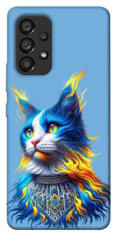 Чохол на Samsung Galaxy A53 5G Кіт патріот фото 1 з 1