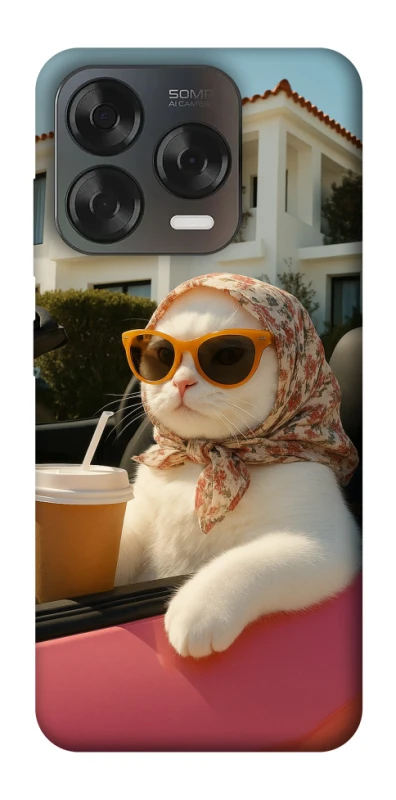 Чохол на ZTE Blade V70 Design Stylish Cat Cruise фото 2 з 2