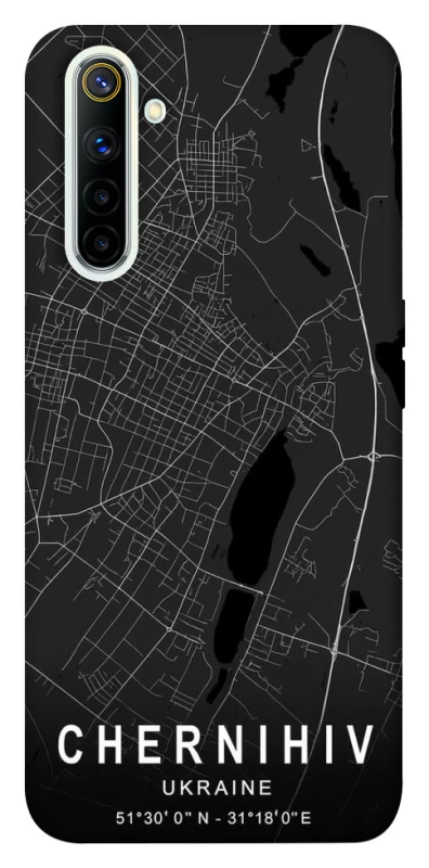 Чохол на Realme 6 Chernihiv map фото 1 з 1