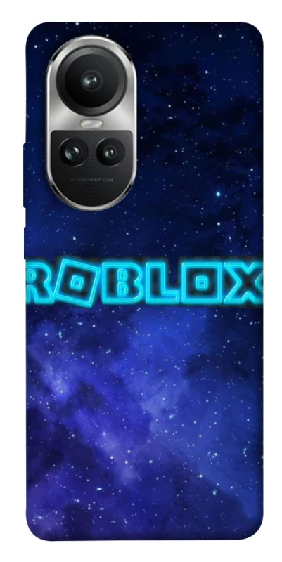 Чохол на Oppo Reno 10 Roblox Space Logo Blue фото 1 з 1