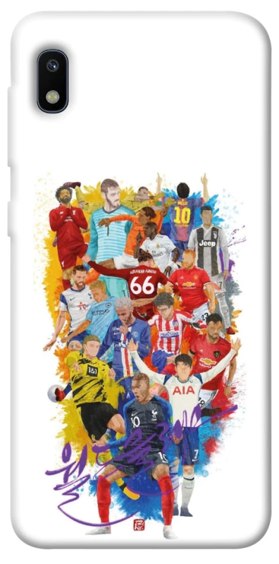 Чехол на Samsung Galaxy A10 (A105F) Football Abstract v2 фото 1 из 1