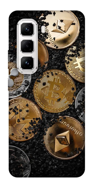 Чохол на Infinix Hot 50 Pro Many coins v2 фото 1 з 1
