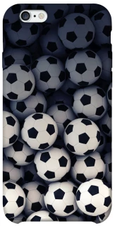 Чехол на Apple iPhone 6/6s (4.7") Футбольные мячи фото 1 из 1