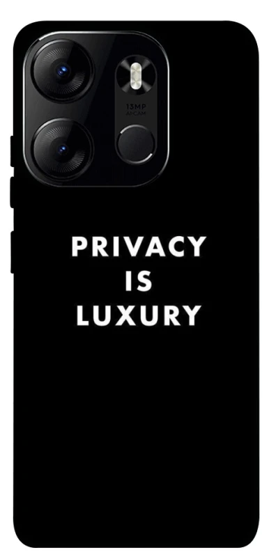 Чохол на Tecno Spark Go 2023 Privacy is luxury фото 1 з 1