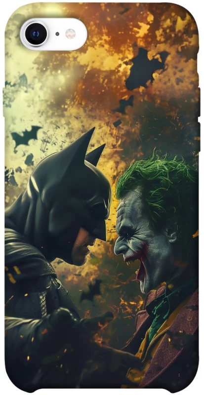 Чохол на Apple iPhone SE (2020) Batman and the Joker фото 1 з 1