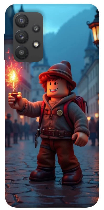 Чохол на Samsung Galaxy A32 (A325F) 4G Roblox Fire Logo Blue Flames фото 1 з 1