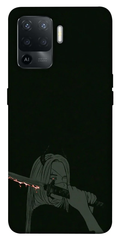 Чехол на Oppo Reno 5 Lite Человек-Бензопила фото 1 из 1