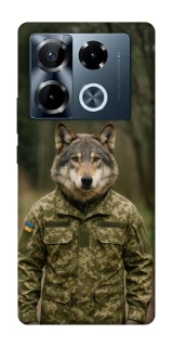 Чехол на Infinix Note 40 Pro 4G Волк защитник фото 1 из 1