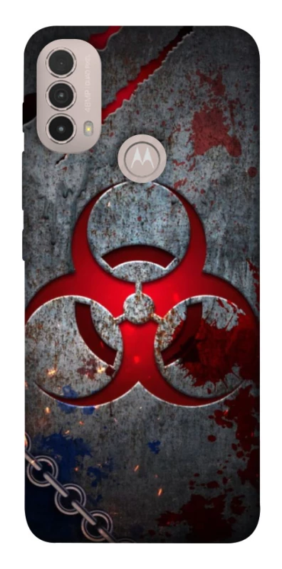 Чохол на Motorola Moto E40 Радіація v3 фото 1 з 1