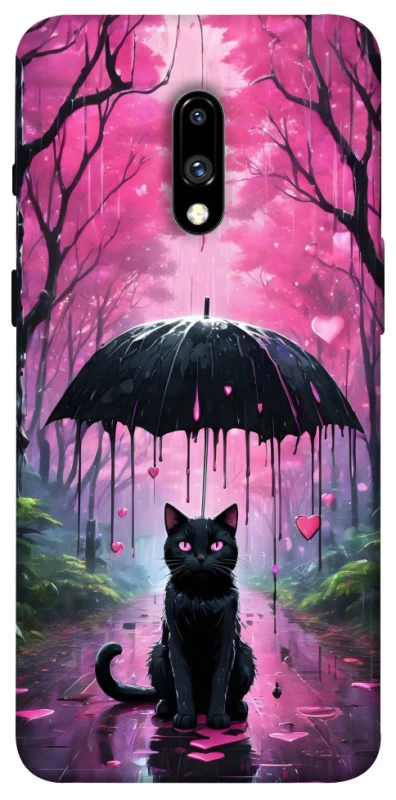 Чохол на OnePlus 7 Black cat фото 1 з 1