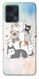 Чохол на Realme 9 4G / 9 Pro+ Funny Pets ver.2 фото 1 з 1