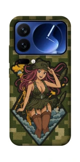 Чохол на Xiaomi 17 Pro Military Waifu фото 1 з 1