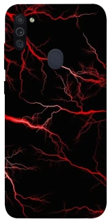 Чехол на Samsung Galaxy M11 Красная молния фото 1 из 1