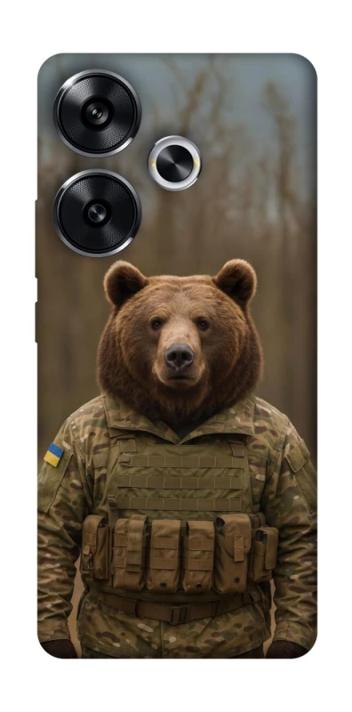 Чохол на Xiaomi Poco F6 Ведмідь захисник фото 1 з 1