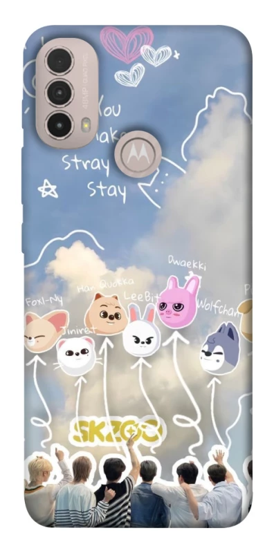 Чехол на Motorola Moto E40 Stray Kids Full Force фото 1 из 1