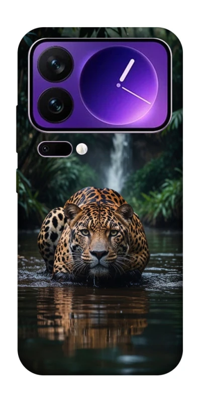 Чохол на Xiaomi 17 Pro Max Leopard in water фото 1 з 1