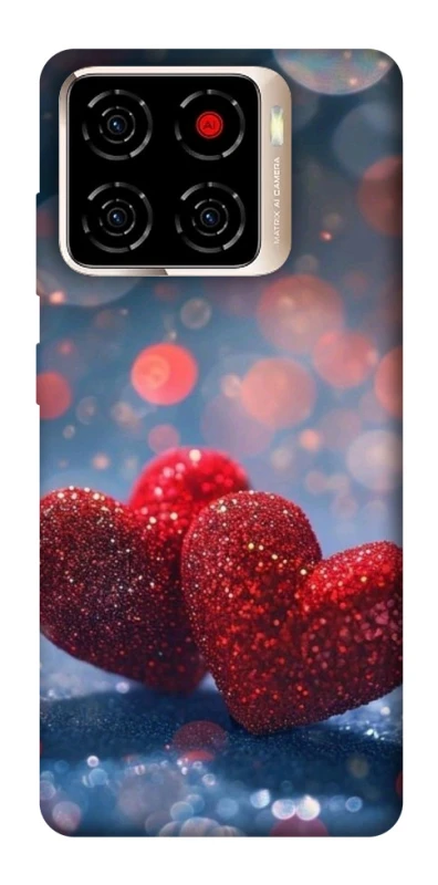 Чохол на ZTE Blade A56 Red hearts фото 1 з 1