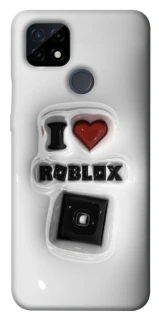 Чохол на Realme C21 I love Roblox фото 1 з 1