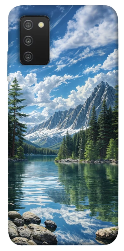 Чехол на Samsung Galaxy A03s River in the mountains фото 1 из 1