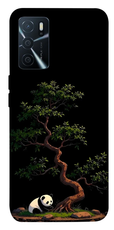 Чехол на Oppo A16s / A16 Panda and tree фото 1 из 1