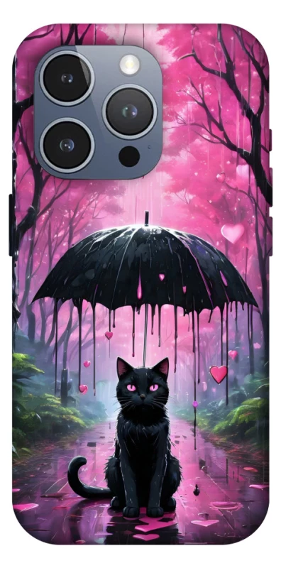 Чехол на Apple iPhone 16 Pro Max Black cat фото 1 из 1