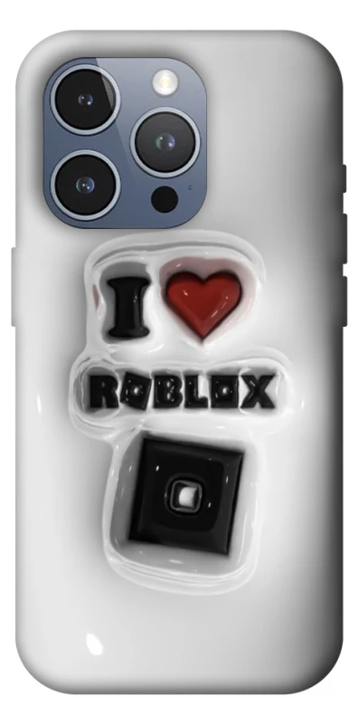 Чохол на Apple iPhone 16 Pro Max I love Roblox фото 1 з 1