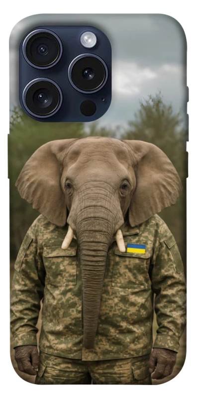 Чохол на Apple iPhone 15 Pro (6.1") Слон захисник фото 1 з 1
